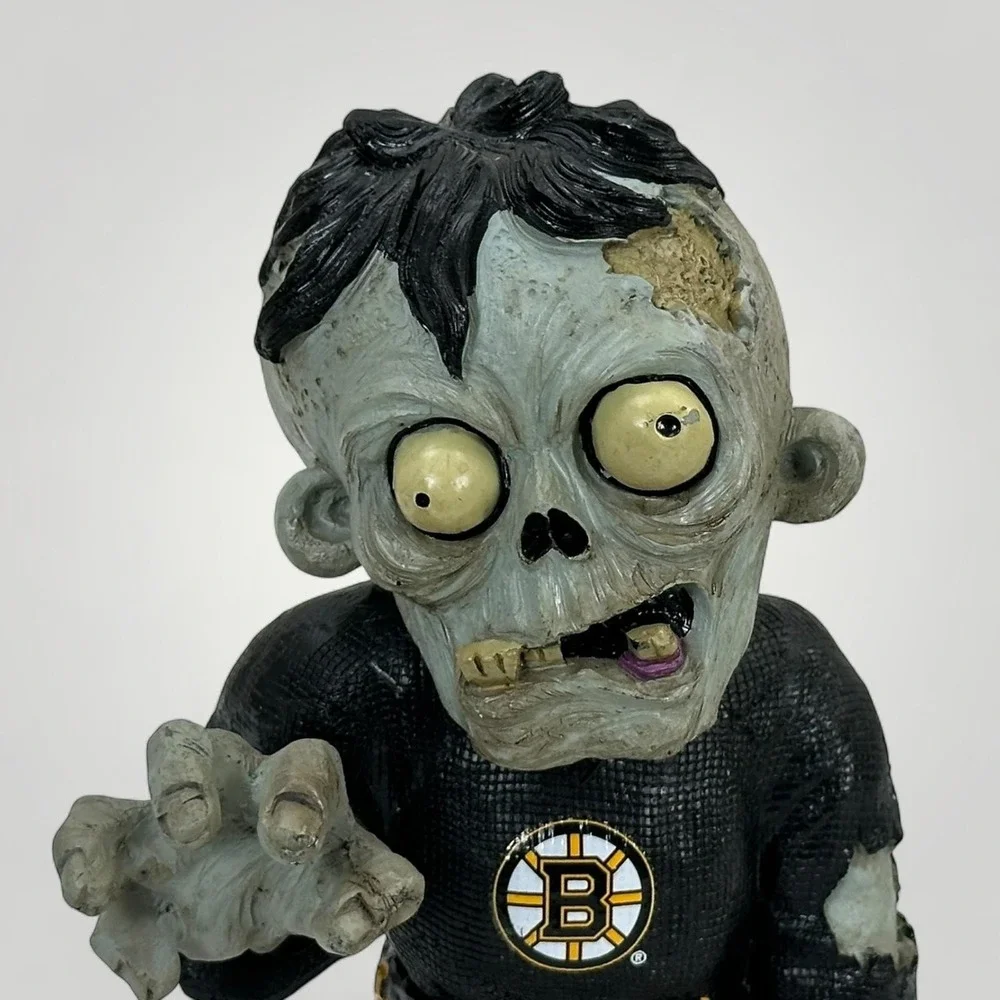 Boston Bruins Zombie Figure 8 Inch NHL Hockey‎ Collectible Halloween Decor w Box